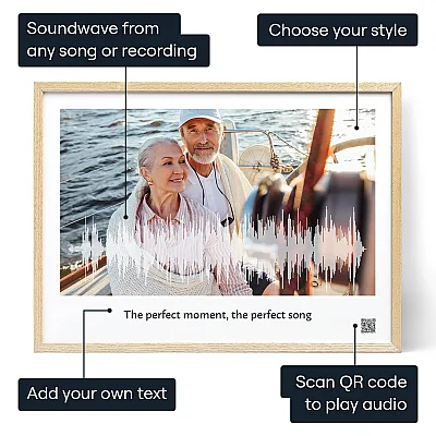 Soundwave Art — personalised soundwave art print