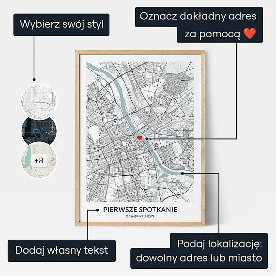Nasze Pierwsze Spotkanie — personalizowany prezent dla niego
