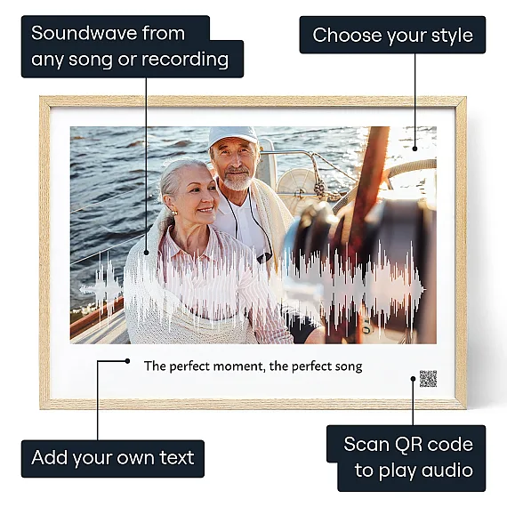 Soundwave Art — personalised soundwave art print