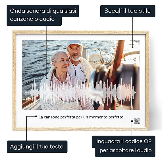 Onda Sonora Personalizzata — stampa personalizzata onda sonora