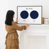 Best Friend Double Star Map — personalised star map print