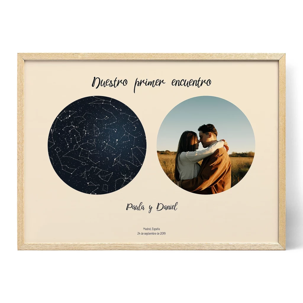 ES_PACKSHOT_Digital Star Map with Photo product image